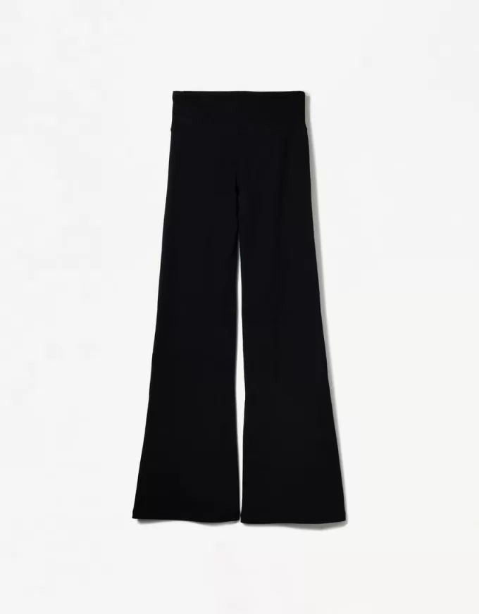 pantalones acampanados Black
