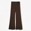 pantalones acampanados Brown