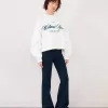 pantalones acampanados Navy