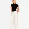 pantalones anchos Cream
