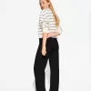pantalones anchos Black