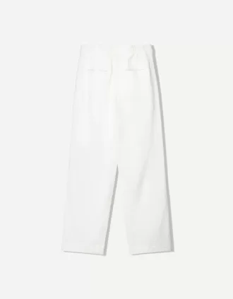 pantalones anchos White