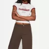 pantalones anchos Brown