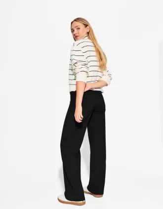 pantalones anchos Black