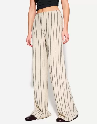 pantalones anchos Cream