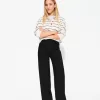pantalones anchos Black