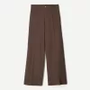 pantalones anchos Brown