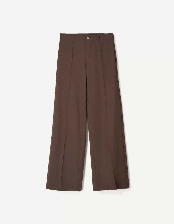 pantalones anchos Brown