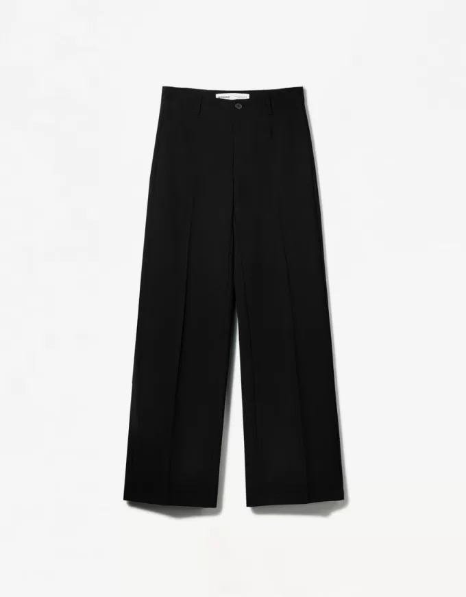pantalones anchos Black