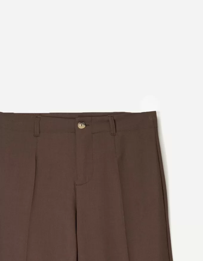 pantalones anchos Brown