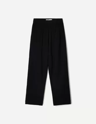 pantalones anchos Black