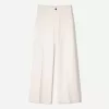 pantalones anchos Cream