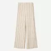 pantalones anchos Cream