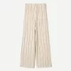 pantalones anchos Cream
