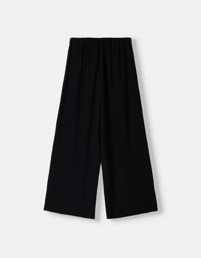 pantalones anchos Black
