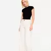 pantalones anchos Cream