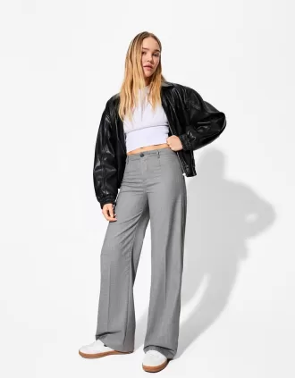 pantalones anchos Grey