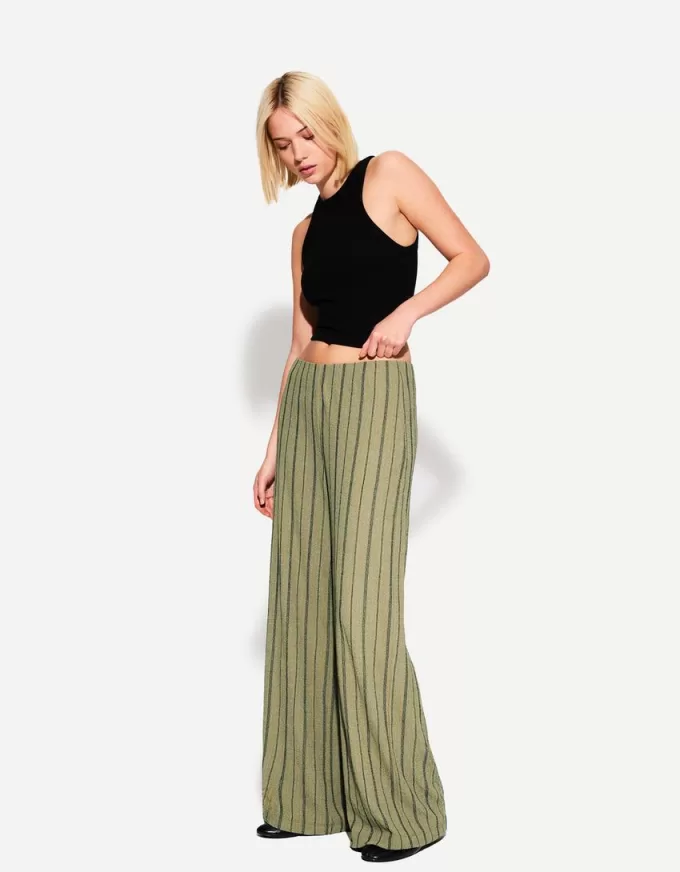 pantalones anchos Khaki