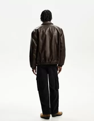 pantalones cargo holgados Black