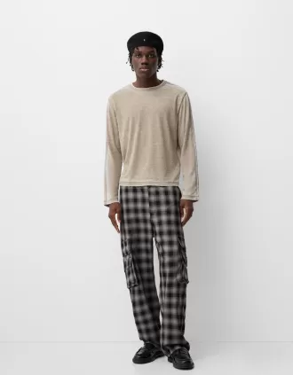 pantalones cargo holgados Grey