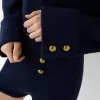 pantalones cortos abotonados Blue