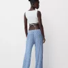 pantalones cuadros vichy Blue