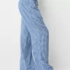 pantalones cuadros vichy Blue