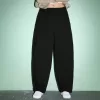 pantalones de chándal barril Black