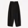 pantalones de chándal barril Black