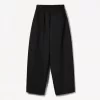 pantalones de chándal barril Black
