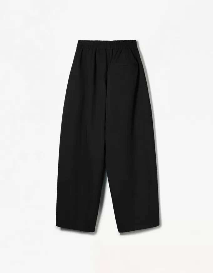 pantalones de chándal barril Black