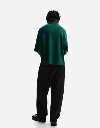 pantalones de chándal holgados Black