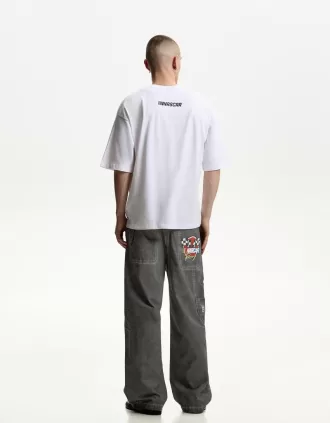 pantalones holgados nascar Grey