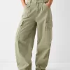 pantalones skater cargo de sarga Khaki