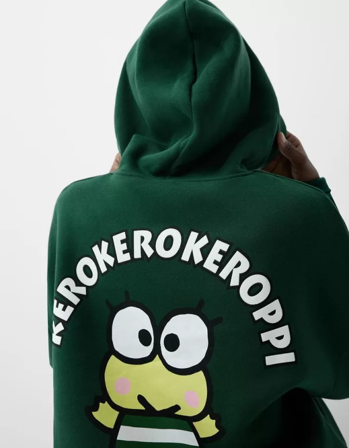 sudadera con capucha Kerokerokeroppi Green