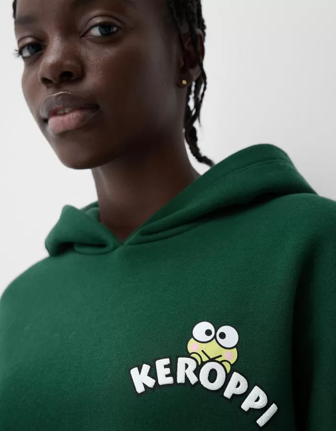 sudadera con capucha Kerokerokeroppi Green