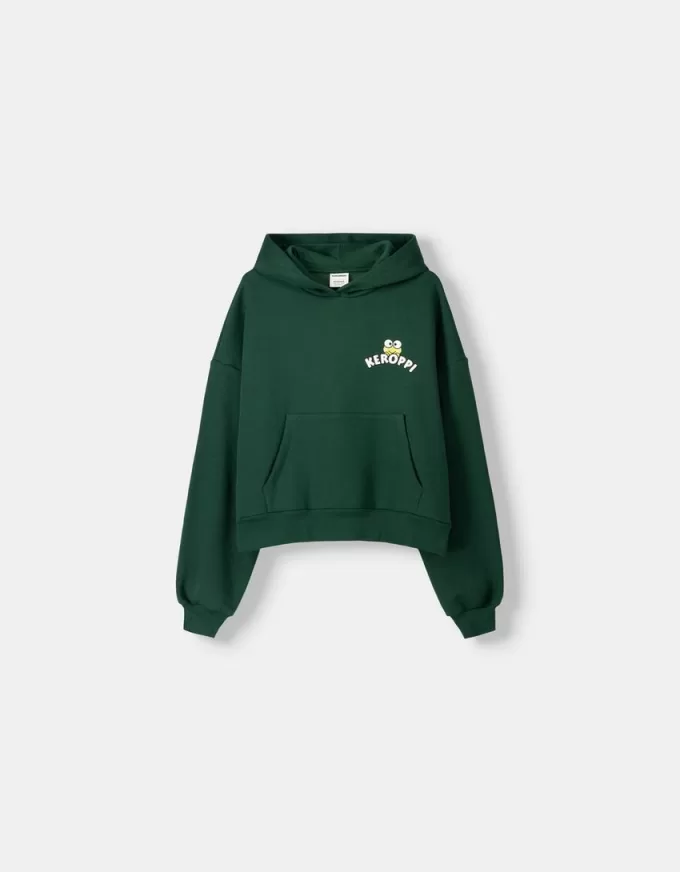 sudadera con capucha Kerokerokeroppi Green
