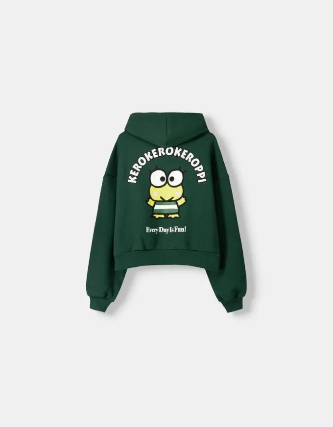 sudadera con capucha Kerokerokeroppi Green