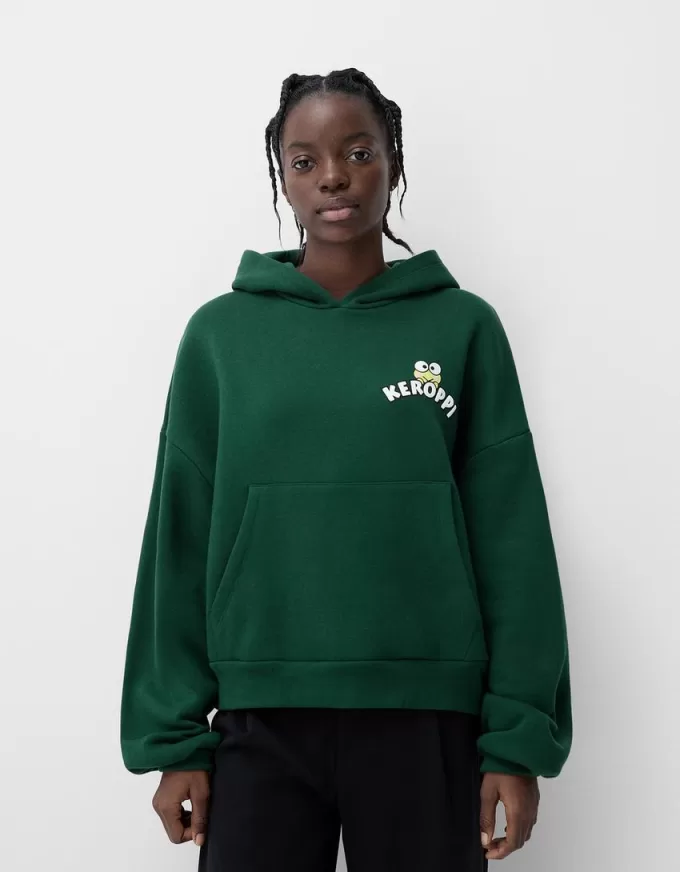 sudadera con capucha Kerokerokeroppi Green