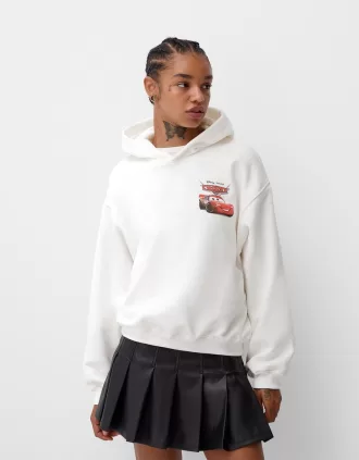 sudadera con capucha coches White