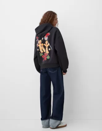 sudadera con capucha y estampado Shrek Black