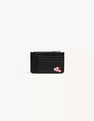 tarjetero con estampado Kuromi Black