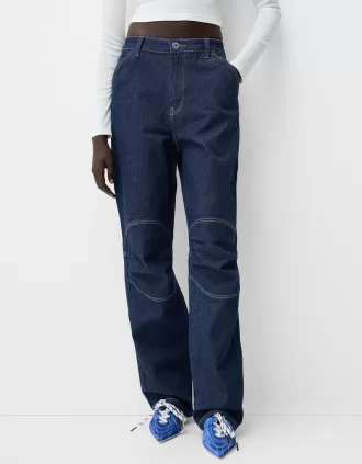 vaqueros holgados Navy