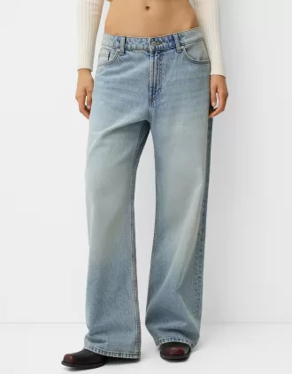 vaqueros holgados Light blue